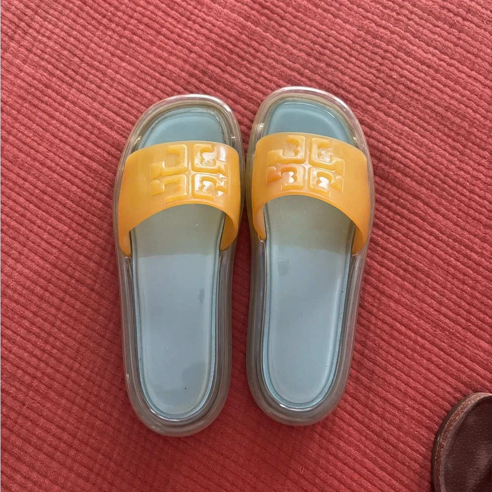 Tory Burch Yellow Bubble Shoes